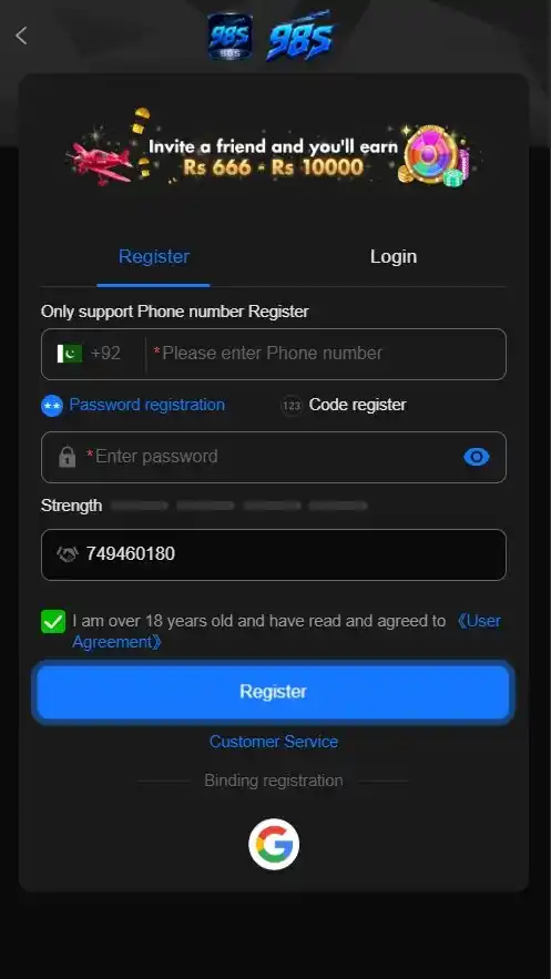 98s Register