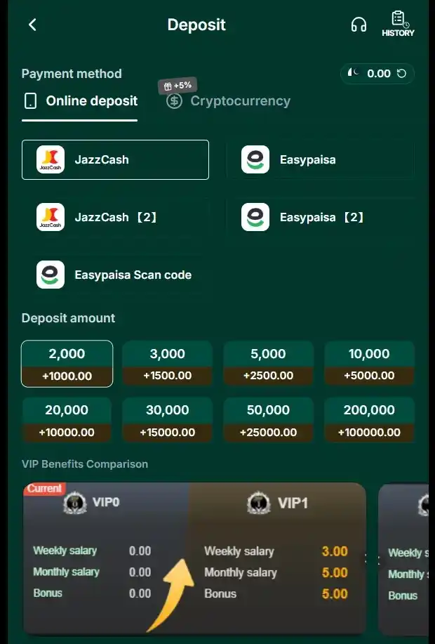 deposit easily
